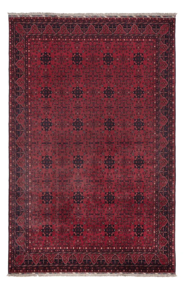 Afghan Teppich 193x302cm - Orientteppich