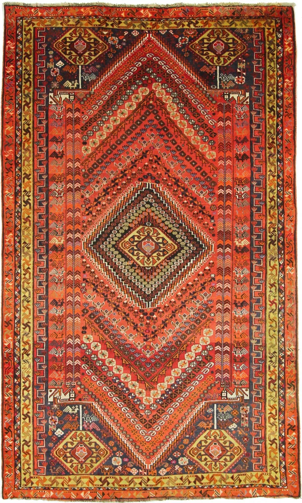 Perserteppich - Nomadic - 170 x 287 cm - rot