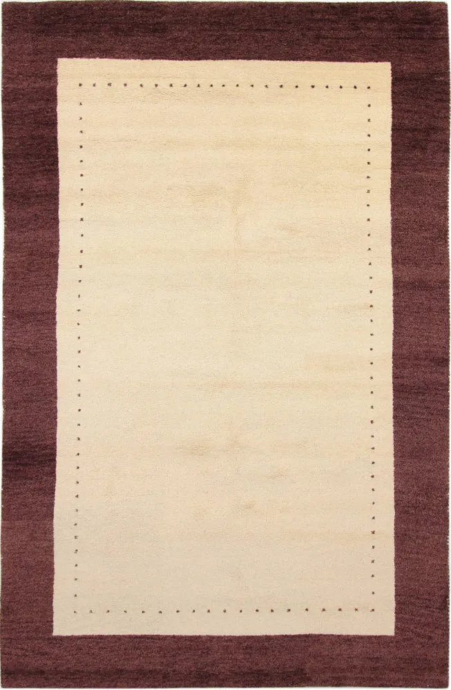 Gabbeh Teppich - Indus - 197 x 301 cm - beige