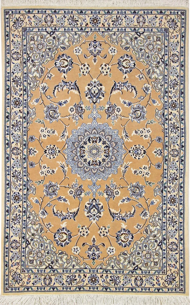 Perserteppich - Nain - Premium - 100 x 155 cm - caramel