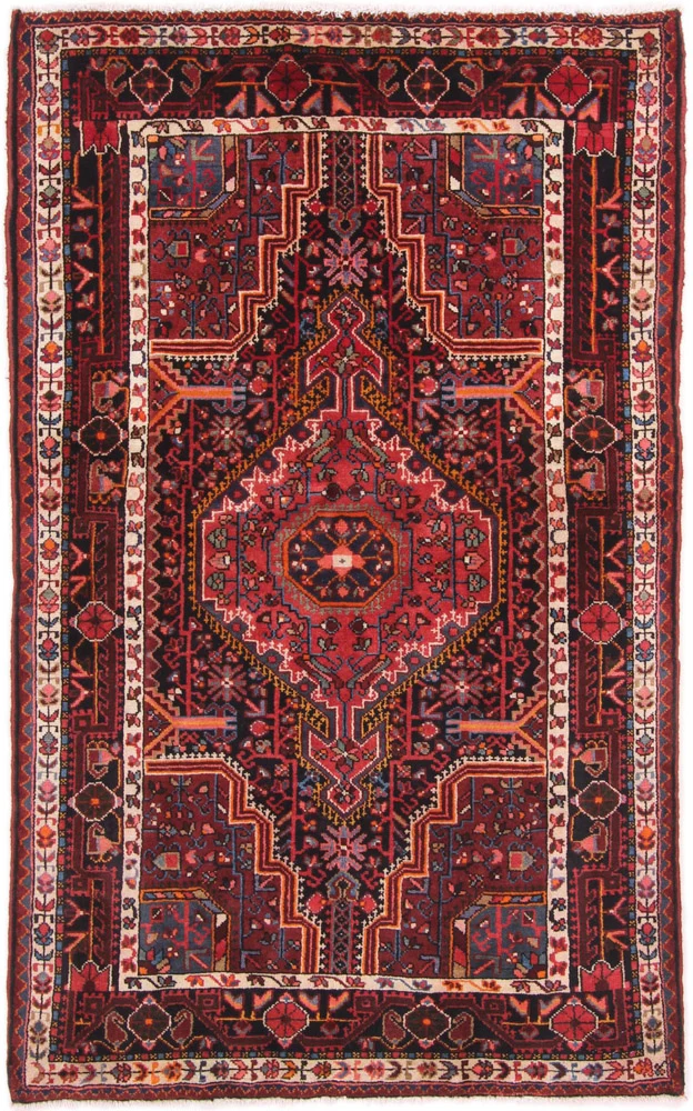 Perserteppich - Nomadic - 120 x 192 cm - dunkelrot