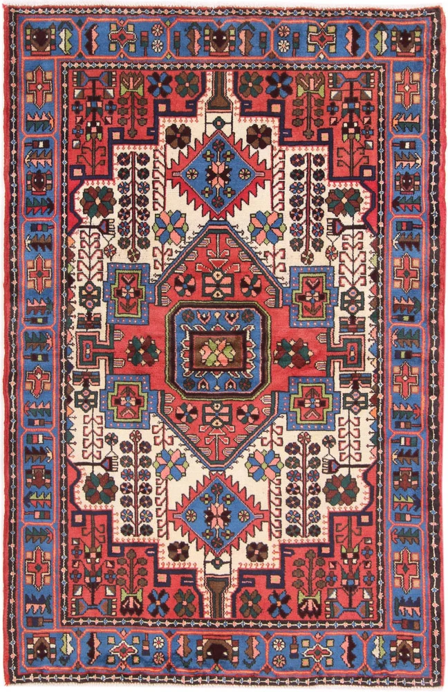 Perserteppich - Nomadic - 135 x 205 cm - mehrfarbig
