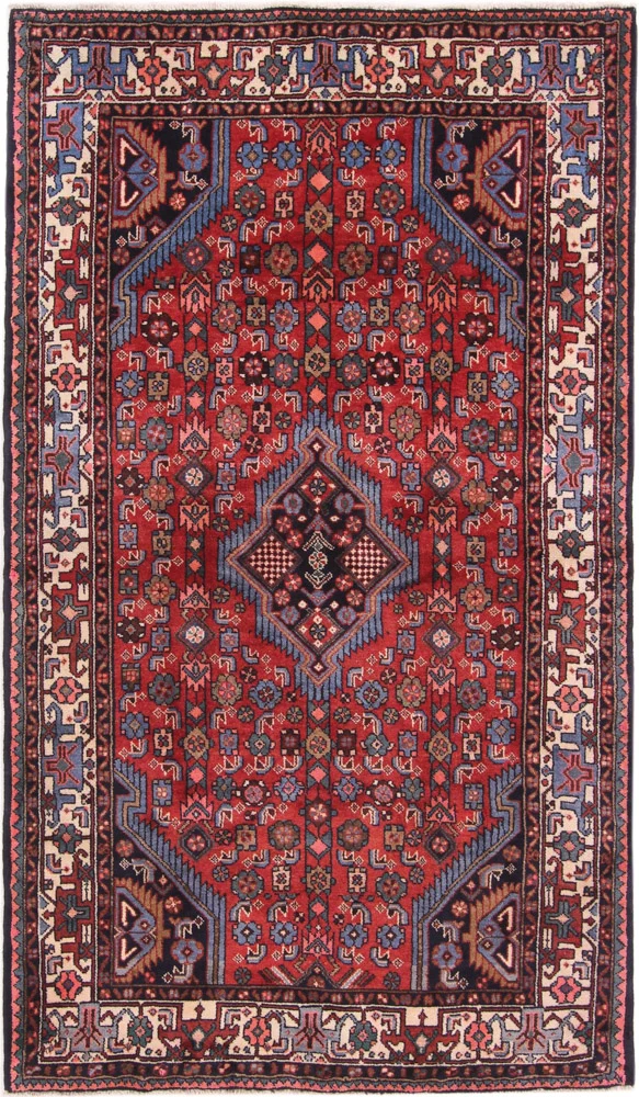 Perserteppich - Nomadic - 130 x 225 cm - dunkelrot