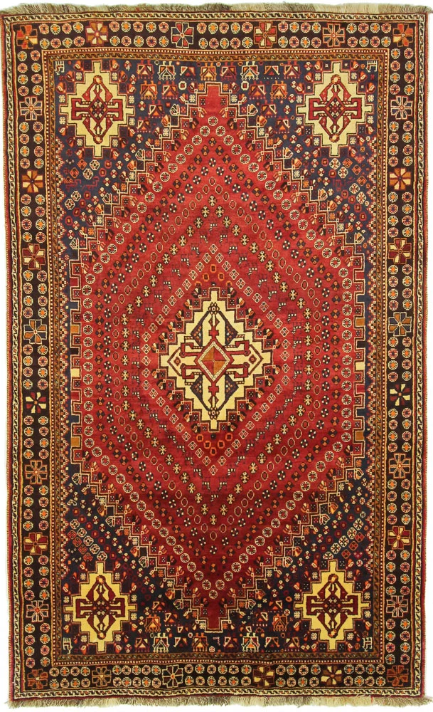 Perserteppich - Nomadic - 156 x 256 cm - rot