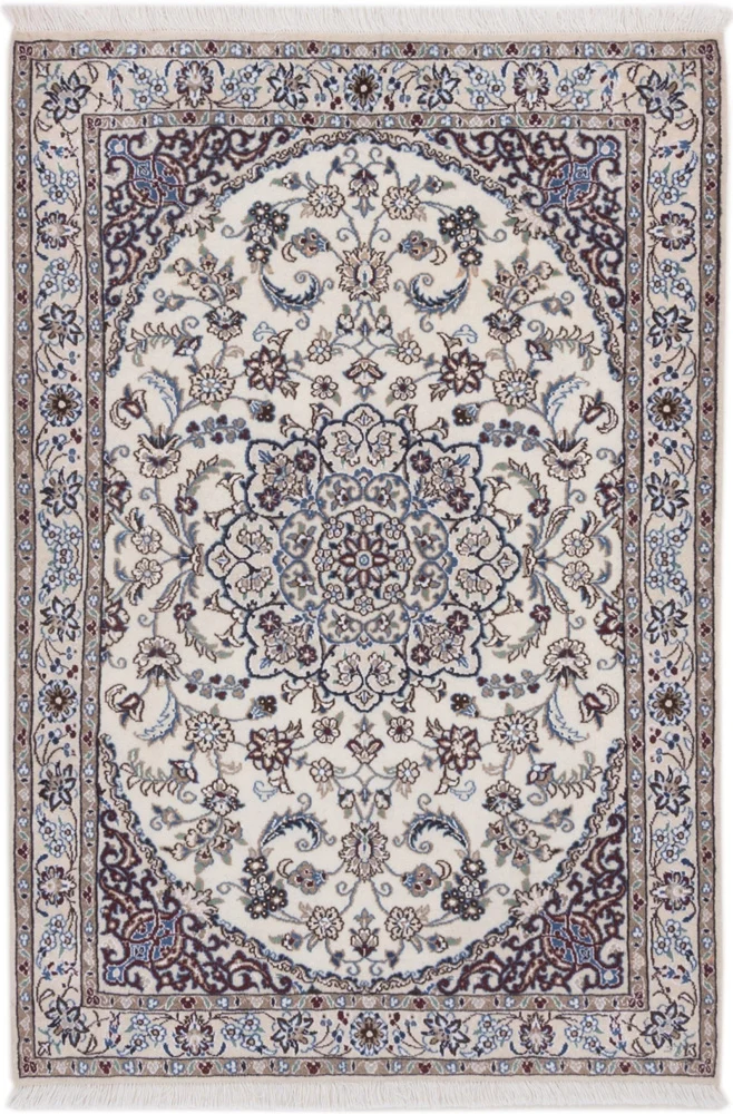 Perserteppich - Nain - 100 x 147 cm - creme