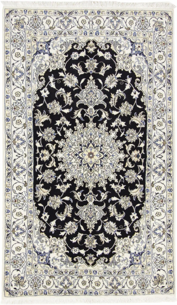 Perserteppich - Nain - 120 x 200 cm - dunkelblau