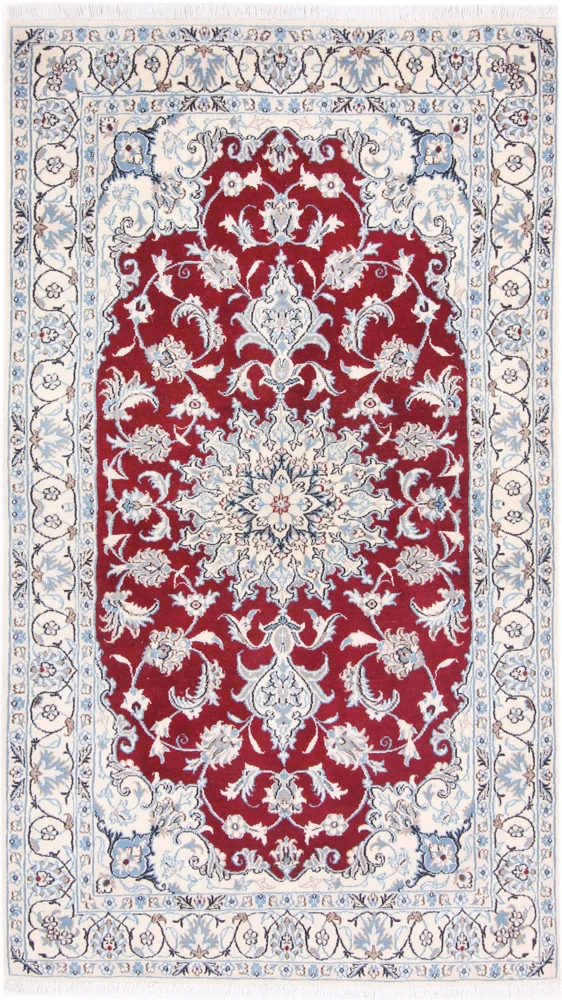 Perserteppich - Nain - 120 x 213 cm - rot