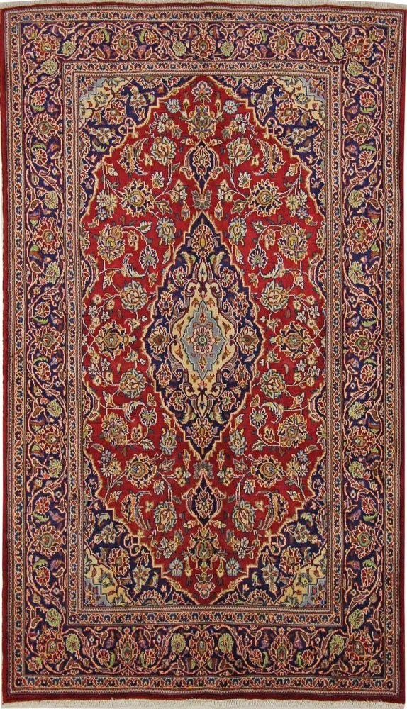Perserteppich - Keshan - 133 x 230 cm - rot