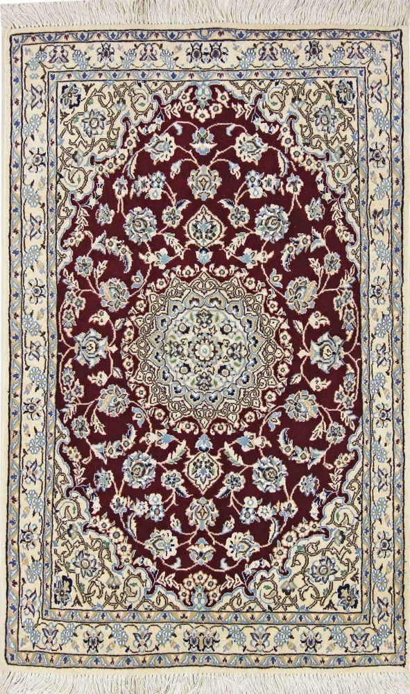 Perserteppich - Nain - Premium - 95 x 152 cm - rot