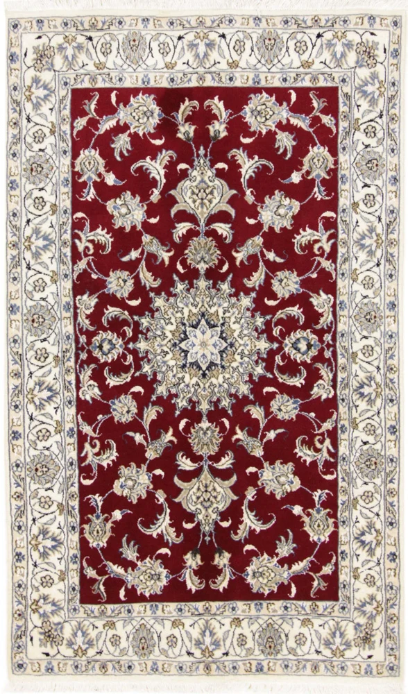 Perserteppich - Nain - 118 x 195 cm - rot