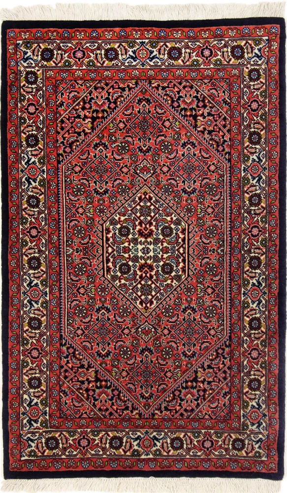 Perserteppich - Bidjar - 85 x 135 cm - rot