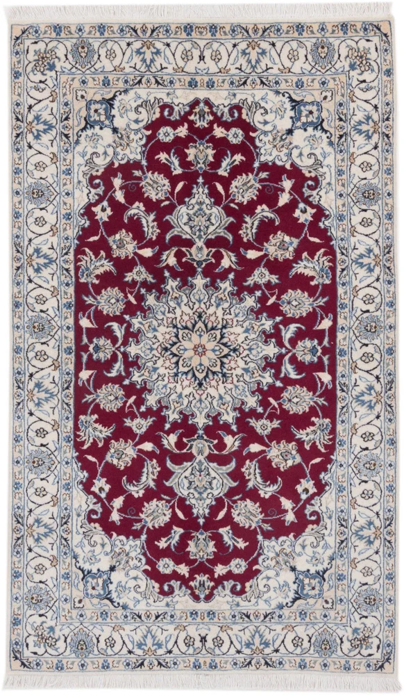 Perserteppich - Nain - 120 x 200 cm - rot