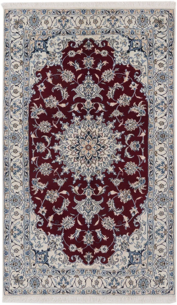 Perserteppich - Nain - 120 x 200 cm - rot