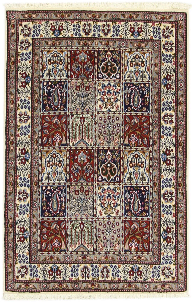 Perserteppich - Classic - 95 x 147 cm - dunkelbeige