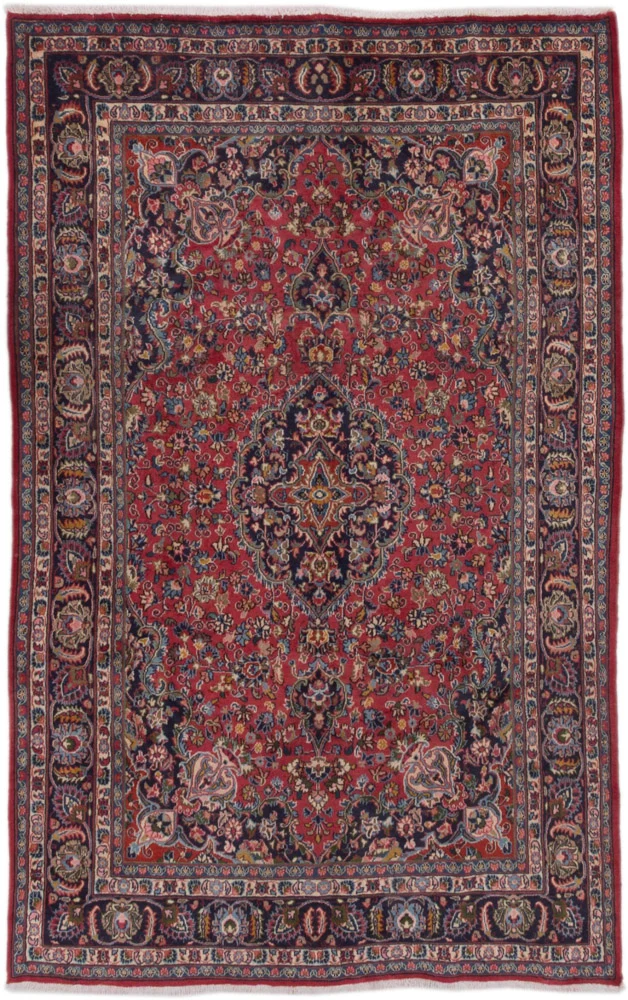 Perserteppich - Keshan - 195 x 300 cm - dunkelrot
