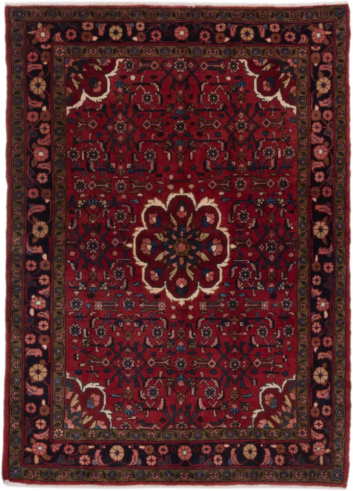 Perserteppich - Nomadic - 150 x 200 cm - dunkelrot