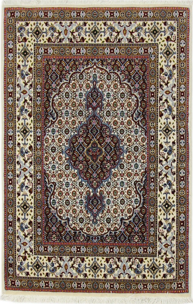 Perserteppich - Classic - 94 x 145 cm - dunkelbeige