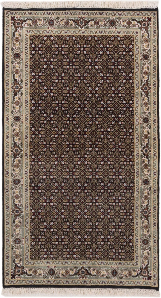 Orientteppich - Täbriz - 93 x 159 cm - dunkelbeige