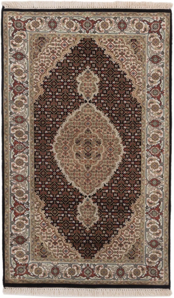 Orientteppich - Täbriz - 95 x 155 cm - dunkelbeige