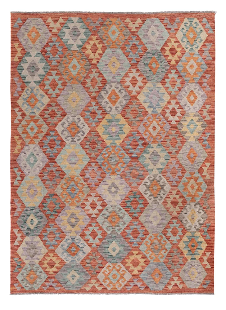 Kelim Teppich - Splash - 179 x 243 cm - mehrfarbig