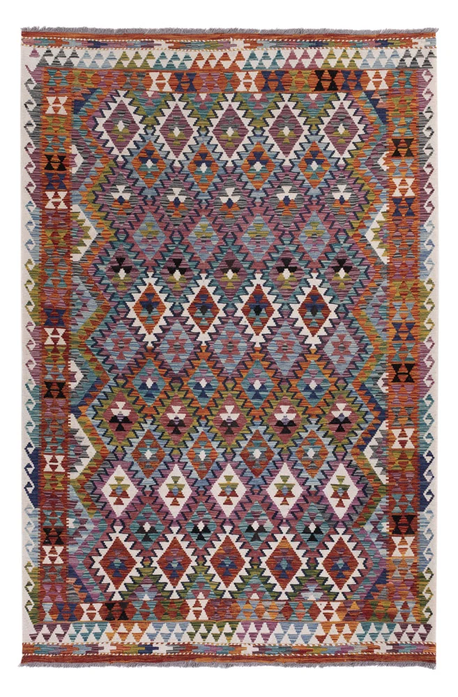 Kelim Teppich - Splash - 167 x 253 cm - mehrfarbig