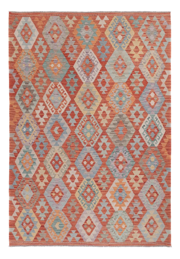 Kelim Teppich - Splash - 173 x 245 cm - mehrfarbig