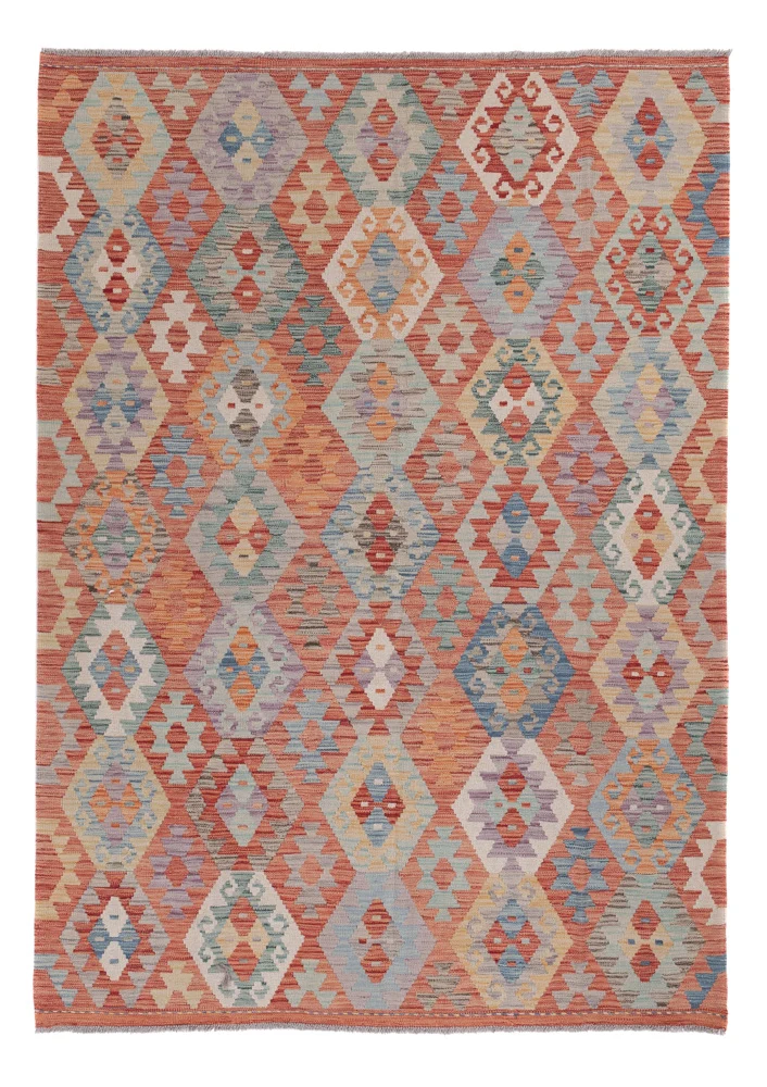 Kelim Teppich - Splash - 174 x 242 cm - mehrfarbig