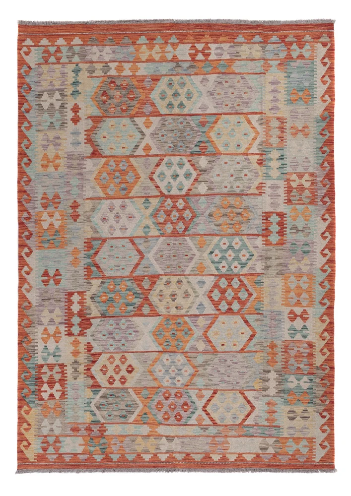 Kelim Teppich - Splash - 177 x 238 cm - mehrfarbig