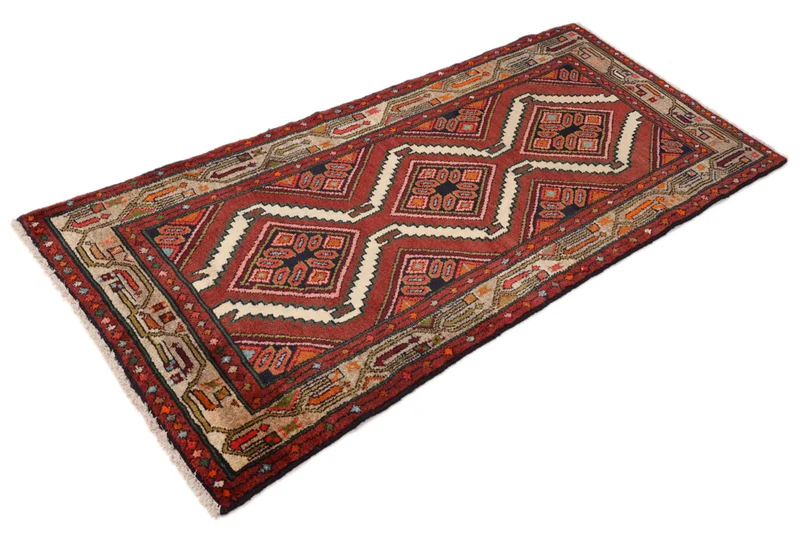 Läufer Perser - Nomadic - 80 x 185 cm - rost