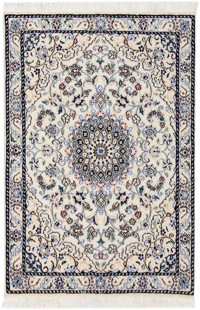 Perserteppich - Nain - 60 x 90 cm - creme
