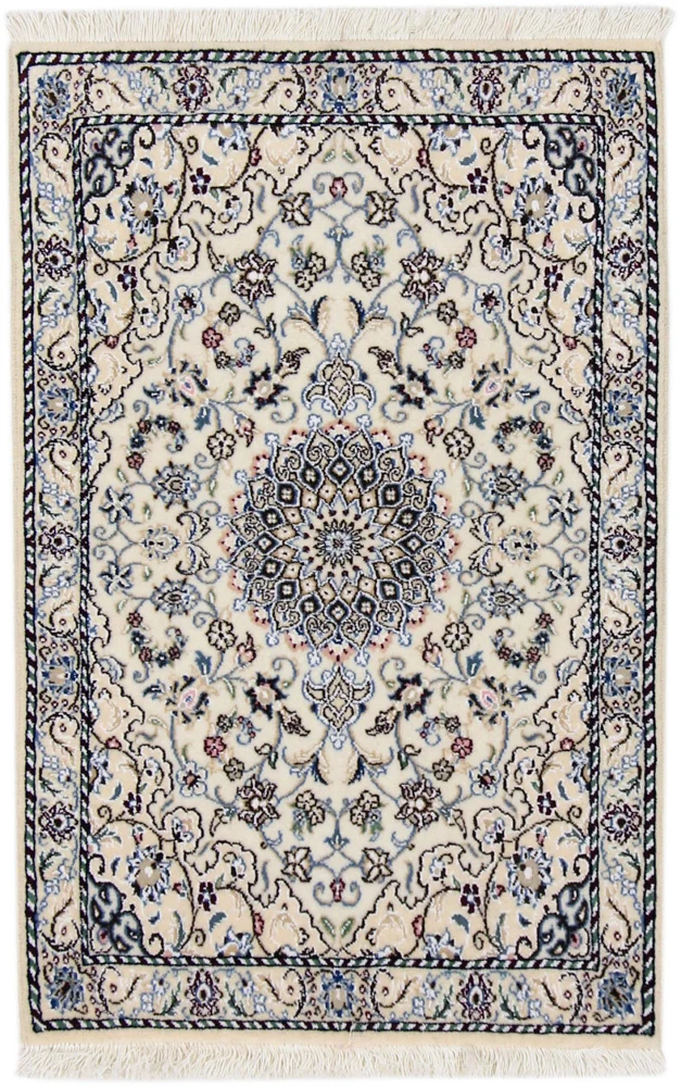 Perserteppich - Nain - 60 x 90 cm - creme