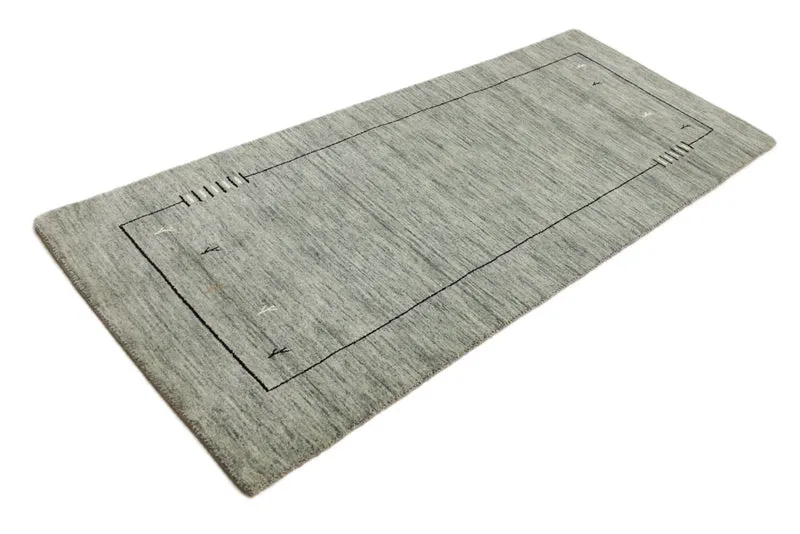 Läufer Gabbeh - Loribaft Softy - 83 x 203 cm - grau