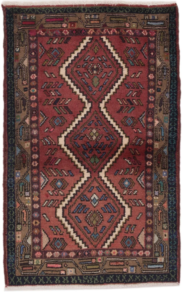 Perserteppich - Nomadic - 80 x 130 cm - rot