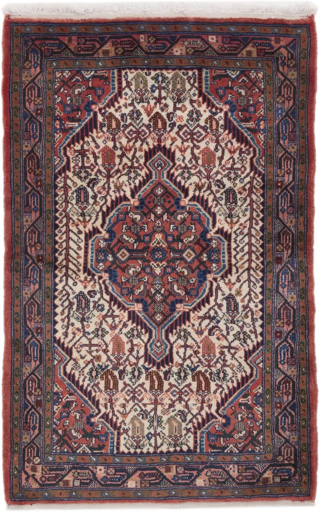 Perserteppich - Nomadic - 85 x 130 cm - creme