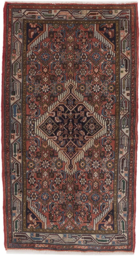 Perserteppich - Nomadic - 78 x 140 cm - dunkelbeige