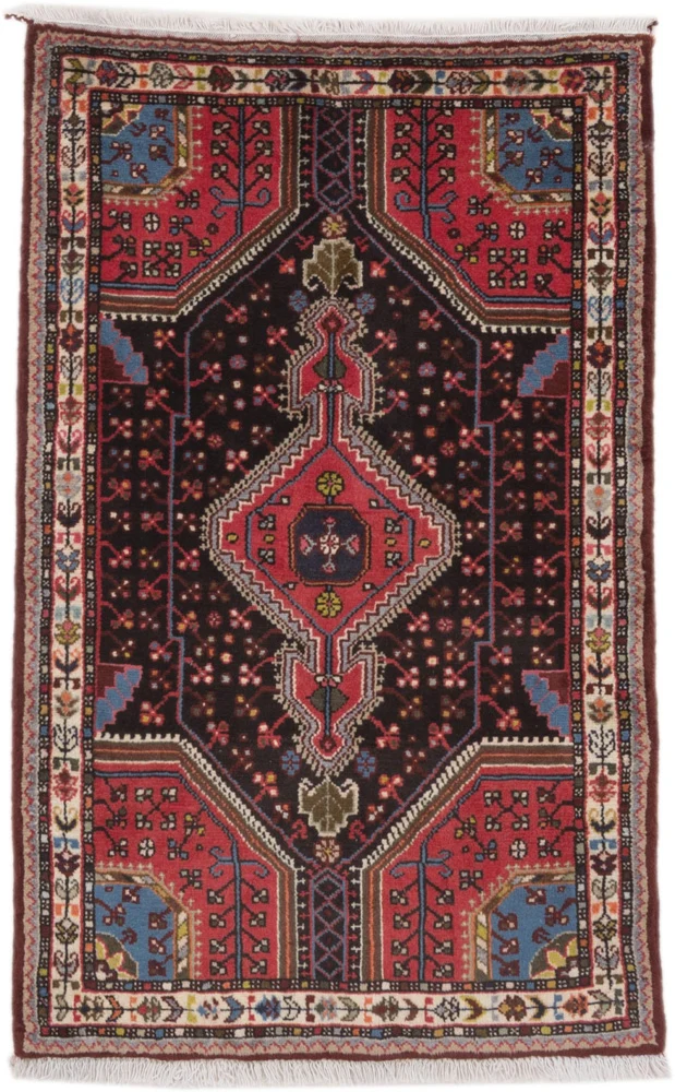 Perserteppich - Nomadic - 80 x 125 cm - rot
