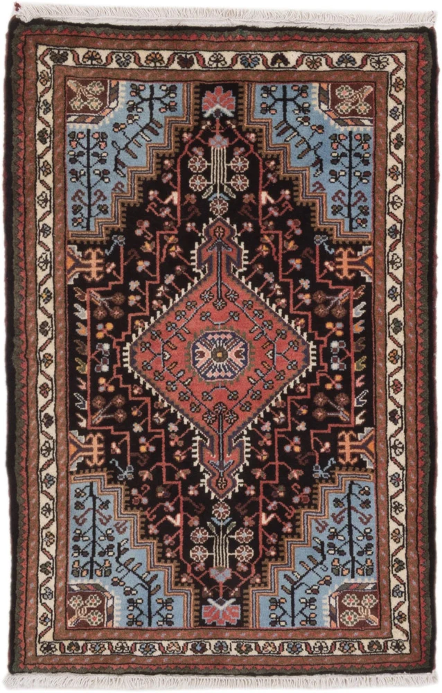 Perserteppich - Nomadic - 80 x 115 cm - mehrfarbig