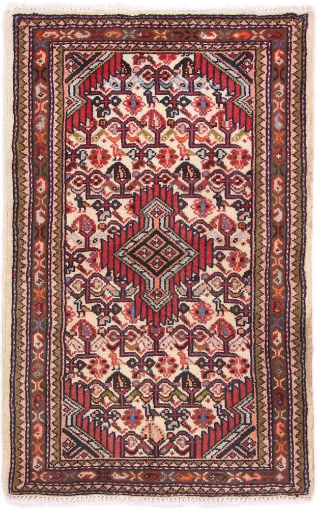 Perserteppich - Nomadic - 60 x 100 cm - mehrfarbig