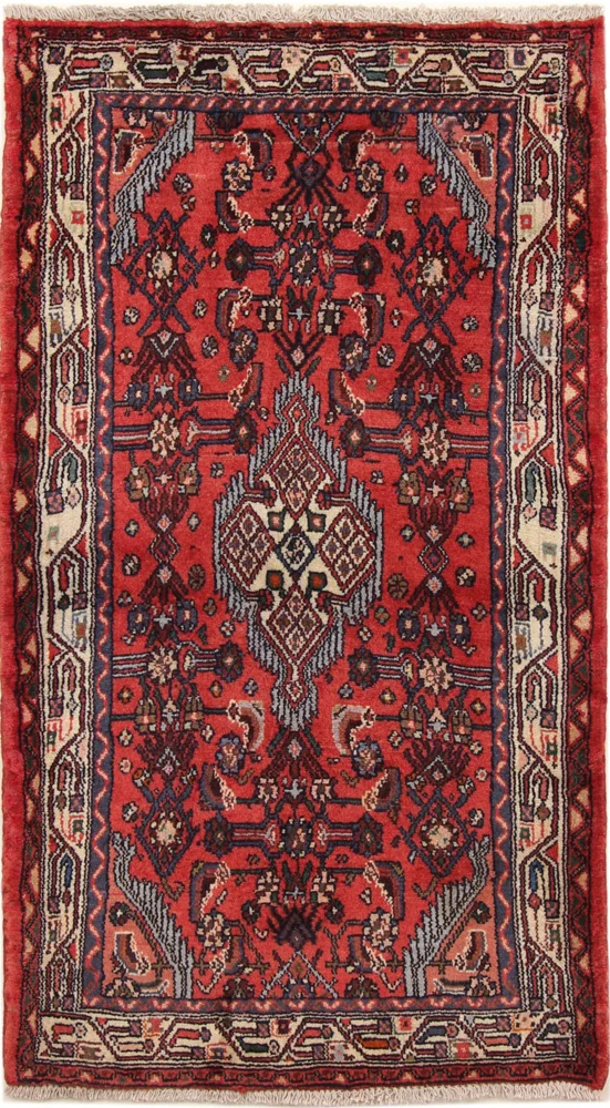 Perserteppich - Nomadic - 80 x 140 cm - rot