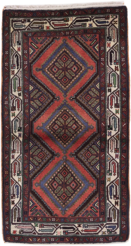 Perserteppich - Nomadic - 78 x 135 cm - mehrfarbig