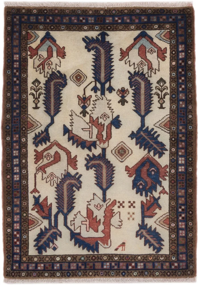 Perserteppich - Täbriz - 80 x 115 cm - mehrfarbig