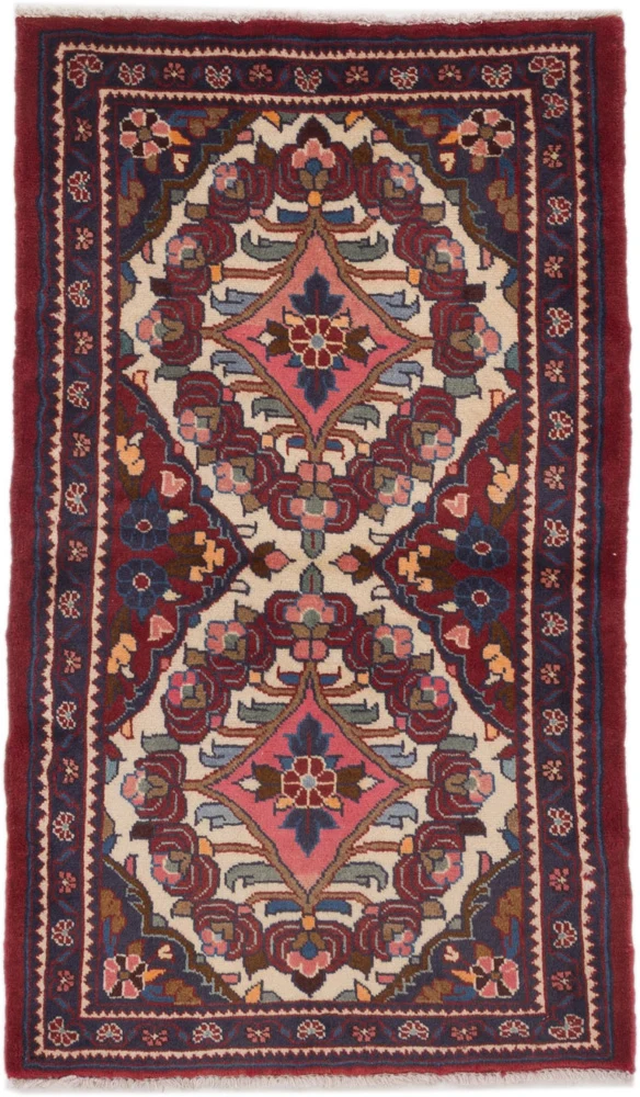 Perserteppich - Nomadic - 75 x 135 cm - mehrfarbig