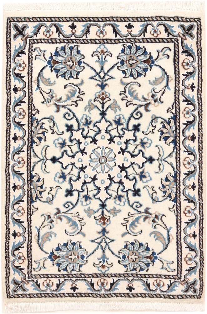 Perserteppich - Nain - 61 x 92 cm - creme