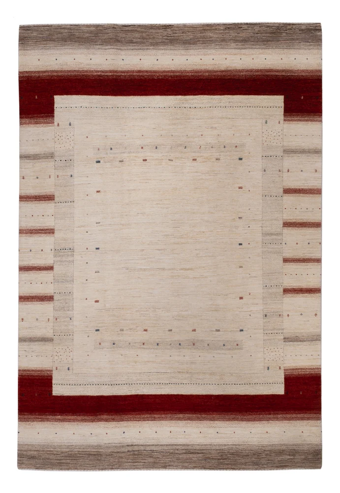 Indo Loribaft Teppich 244x357cm - Wollteppich