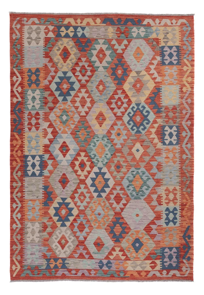 Kelim Teppich - Splash - 170 x 245 cm - mehrfarbig