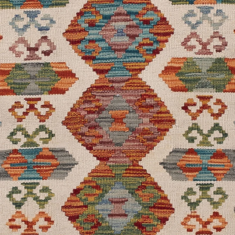 Läufer Kelim - Splash - 64 x 197 cm - mehrfarbig