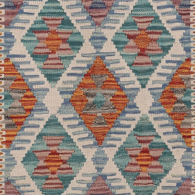 Läufer Kelim - Splash - 62 x 188 cm - mehrfarbig