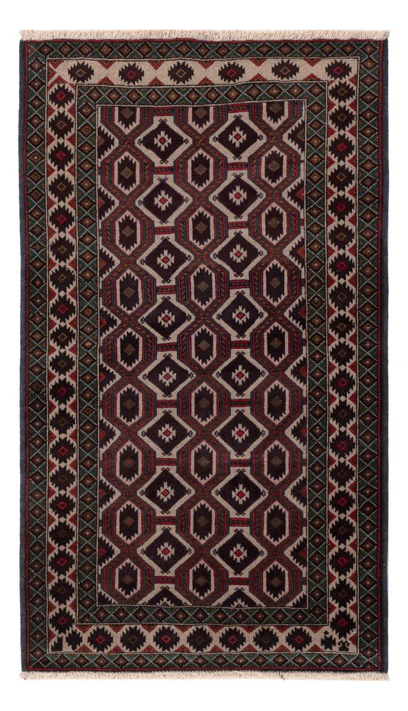 Belutsch Teppich - 90 x 140 cm - mehrfarbig
