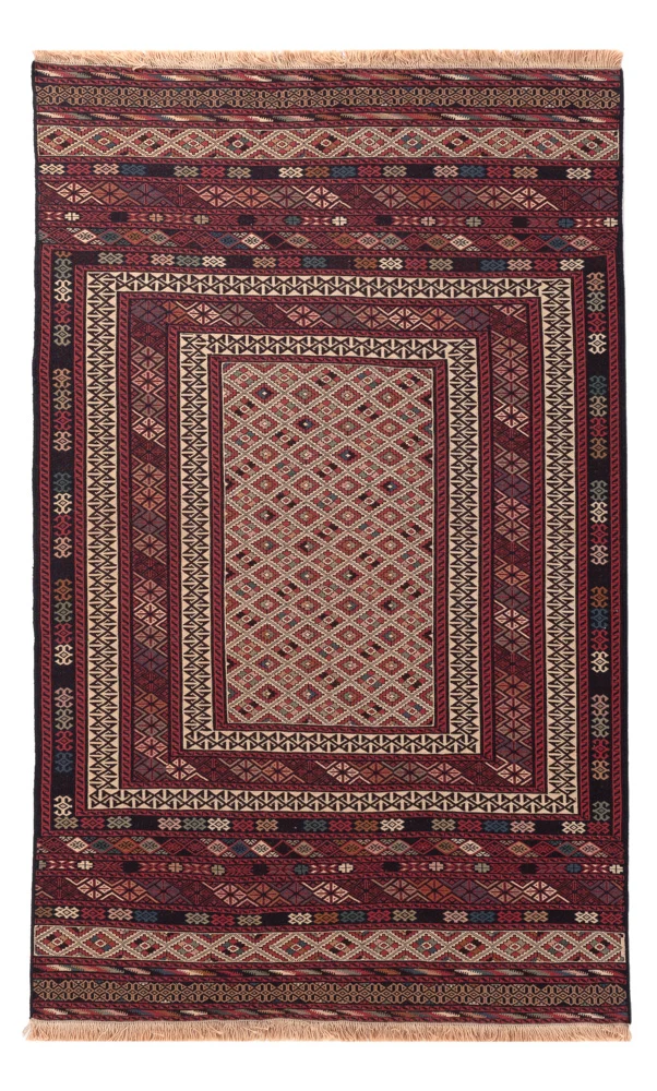 Kelim Afghan Teppich 130x204cm