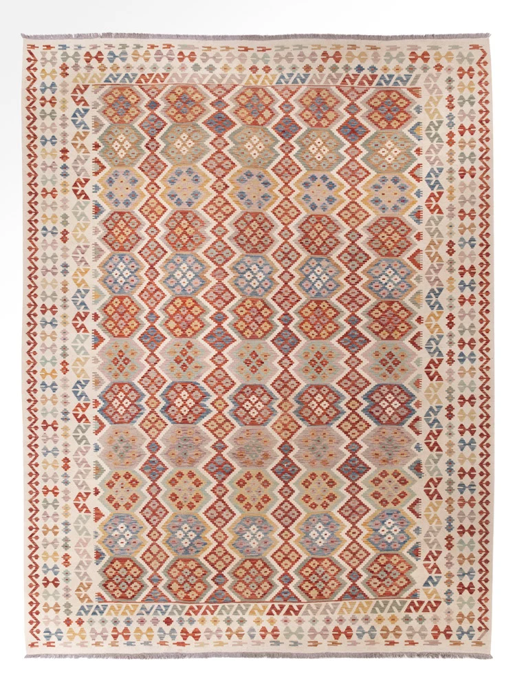 Kelim Maimene Teppich 306x403cm
